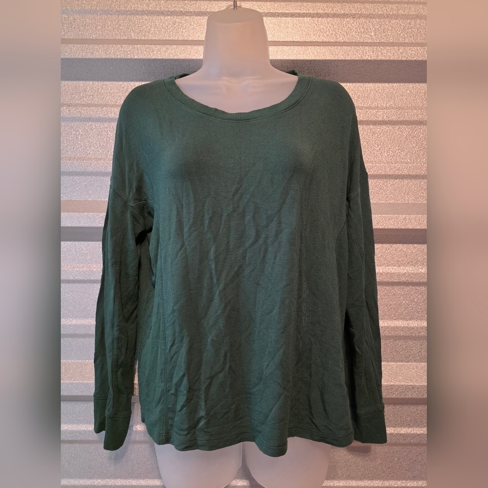 Victoria's Secret Forest Green Long Sleeve Tee